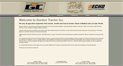 Desktop Screenshot of gordontractor.com